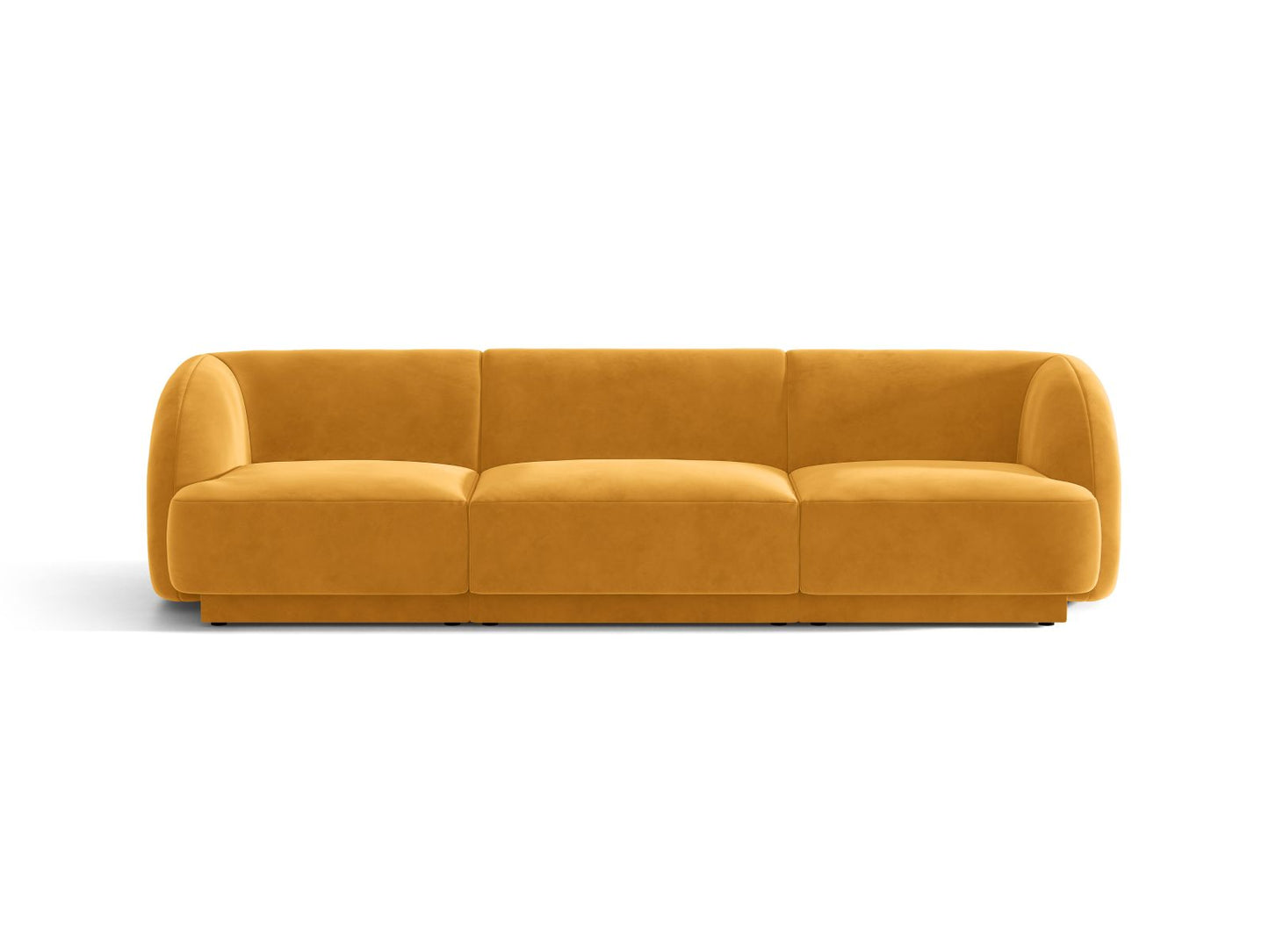 Miley — Sofa Yellow (Venus 2917) Black Plastic