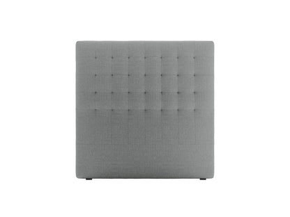 Nova — Headboard Grey (Liberty 20) Black Plastic