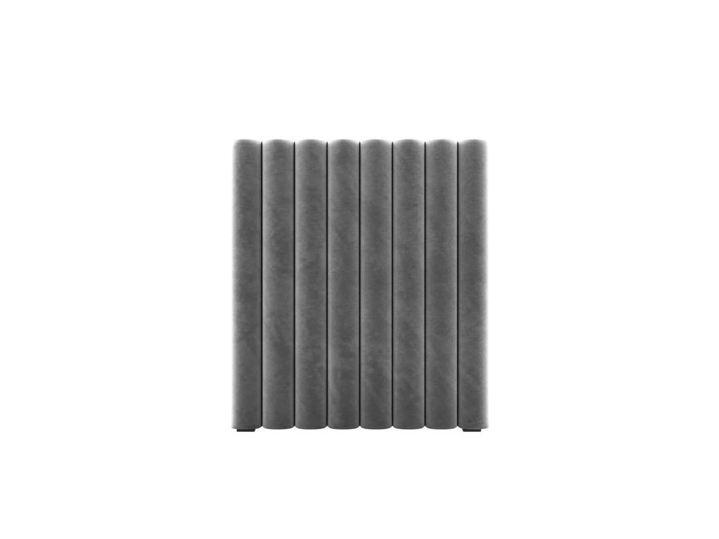 Mistero — Headboard Grey (Paris Steel) Black Plastic