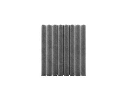 Mistero — Headboard Grey (Paris Steel) Black Plastic