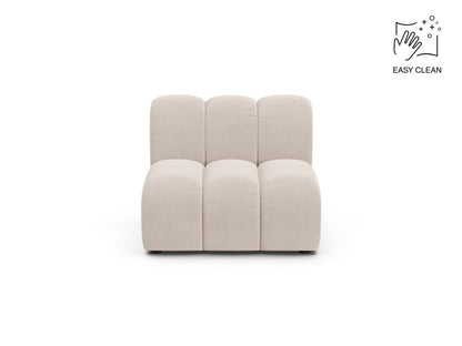 Lupine — Modular Sofa Light Beige (Venus 2927) Black Plastic