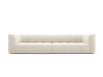 Moritz — Sofa Light Beige (Bluvel 22) Black Plastic