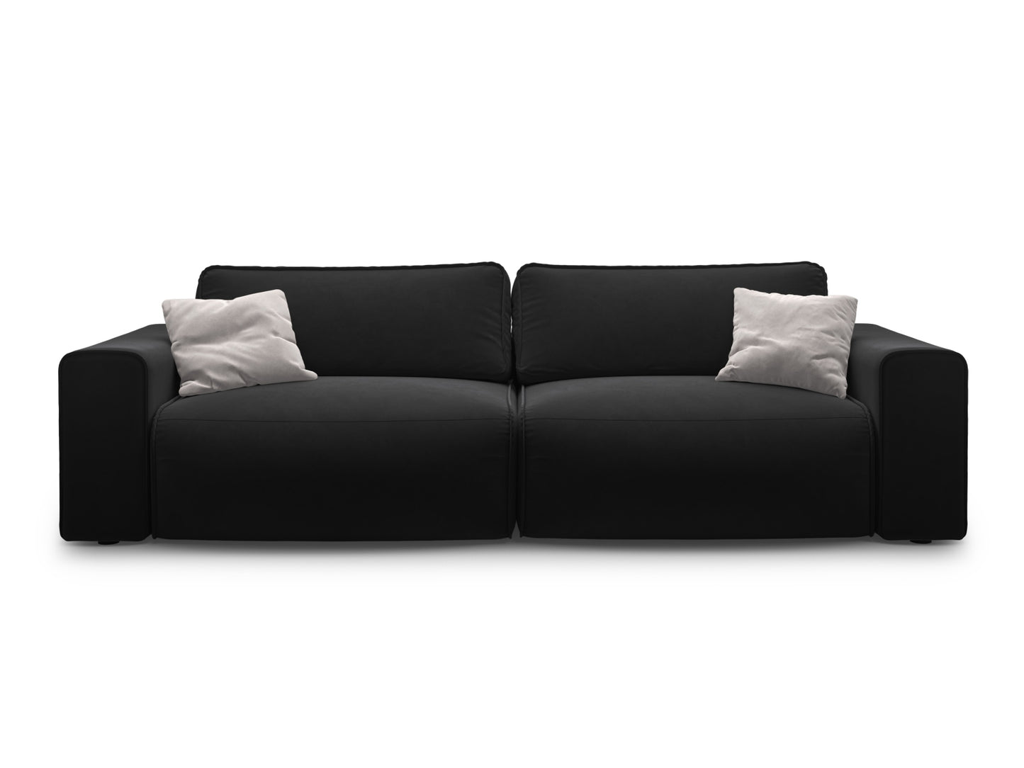 Victor — Sofa Black (Paris Black) Black Plastic