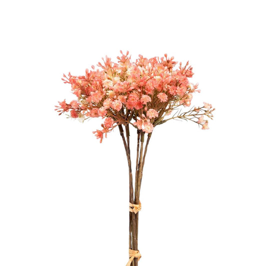 Cladel Artificial Coral Flower Bouquet 30cm