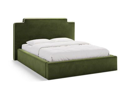 Princess — Bed (200x222x122 cm) Ivory && Army Green (Magic Velvet 2256 && Magic Velvet 2295)