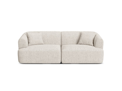 Campi — Sofa Light Beige (Moly 02) Black Plastic