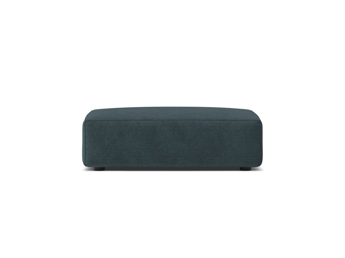 Jodie — Pouf Deep Petrol (Liberty 13) Black Plastic