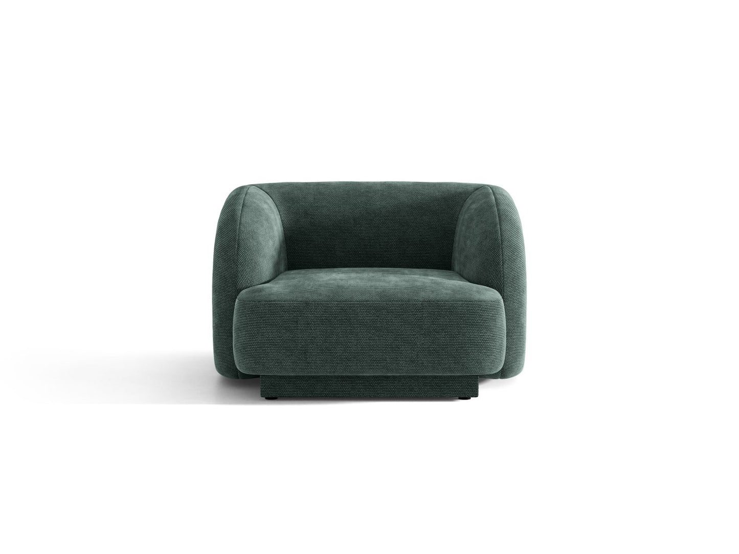 Miley — Armchair Petrol (Haga 78) Black Plastic