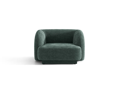 Miley — Armchair Petrol (Haga 78) Black Plastic