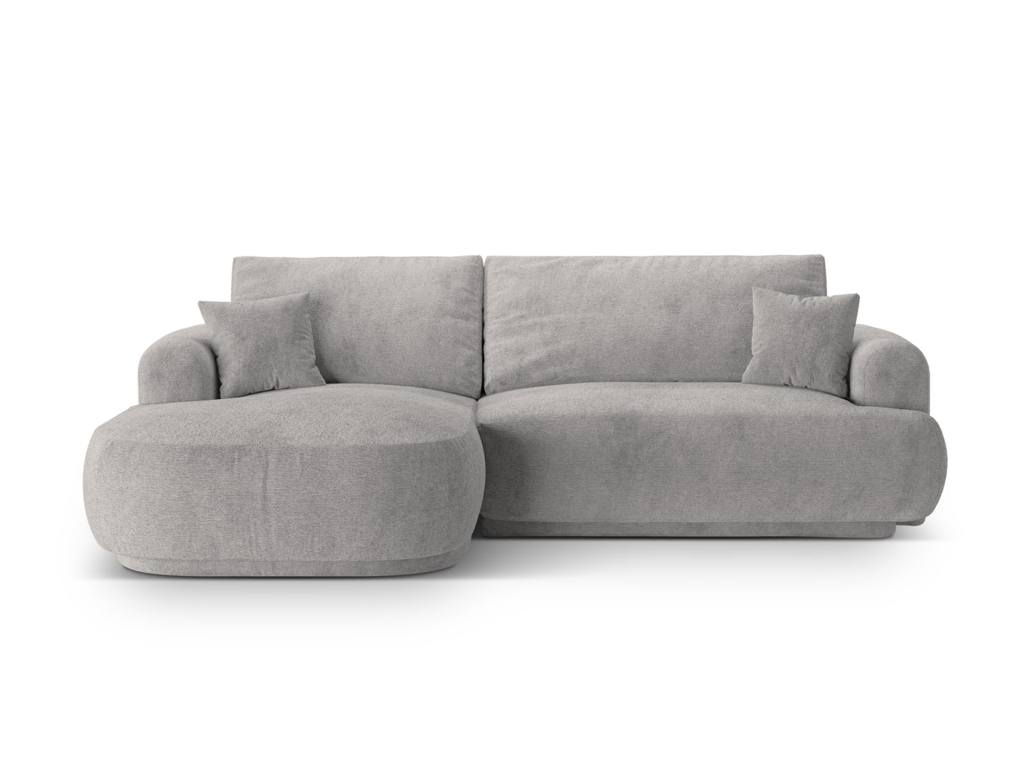 Ella — Corner Sofa (271x174x88 cm) Warm grey (Sorella 84) Left
