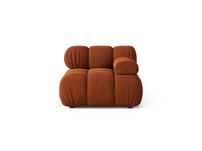 Bellis — Modular Sofa (94x94x70 cm) Terracotta (Bluvel 4215) Right