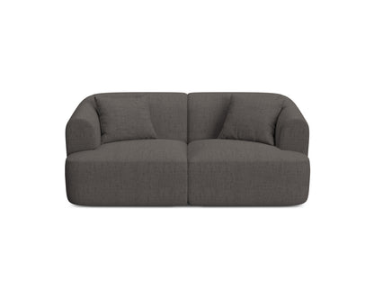 Campi — Sofa Grey (Moly 85) Black Plastic