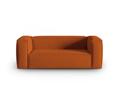 Mackay — Sofa Terracotta (Bubble 10) Black Plastic