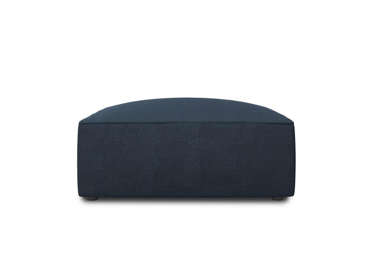 Ruby — Pouf Navy Blue (Ottawa 18) Black Plastic