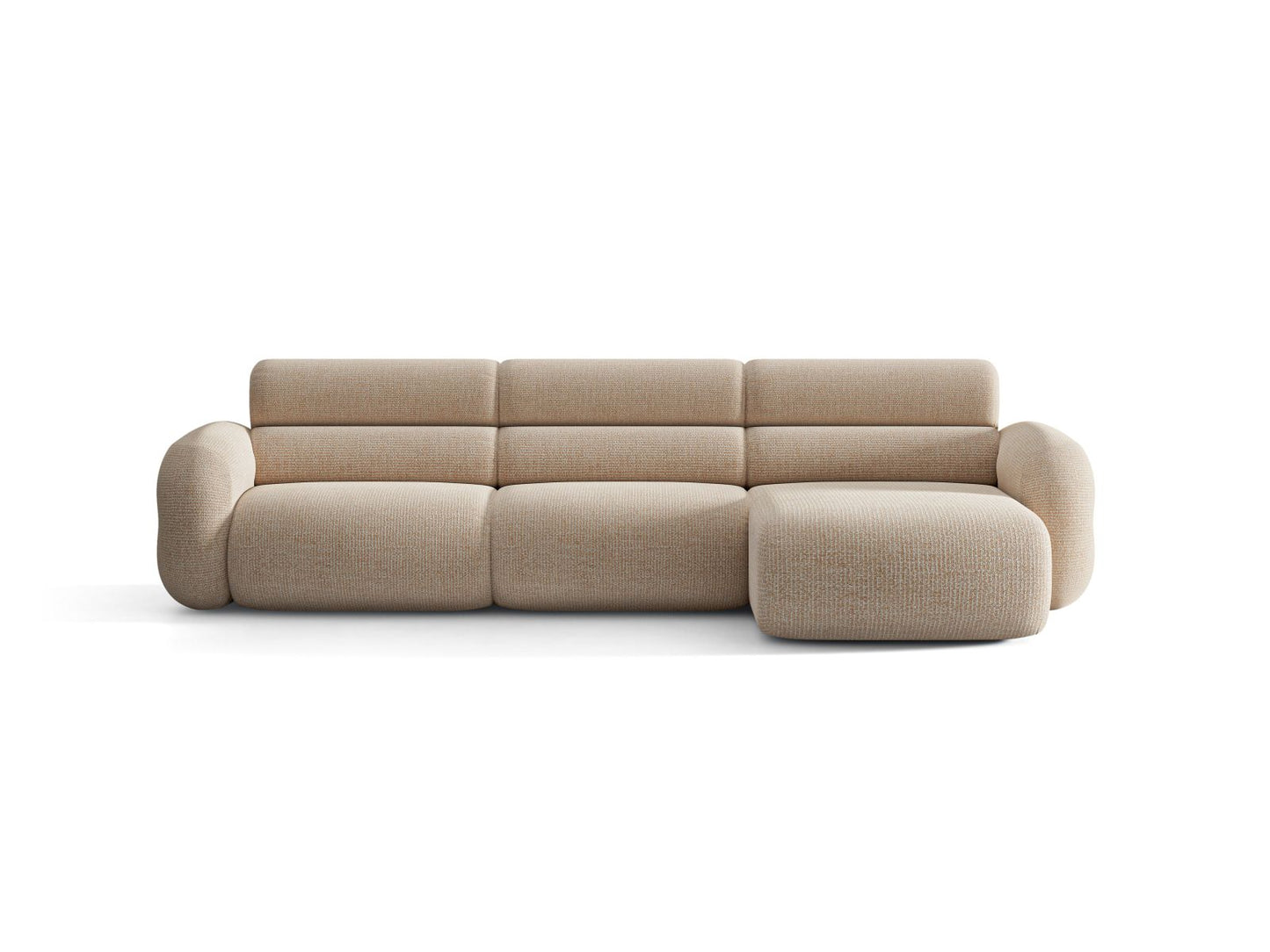 Neo — Corner Sofa (305x165x83 cm) Sand (SILENCIO 10) Right