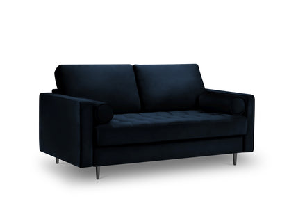 Aspen — Sofa Royal Blue (Salvador 5) Black Chrome Metal