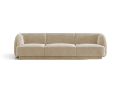 Miley — Sofa Beige (Venus 2928) Black Plastic