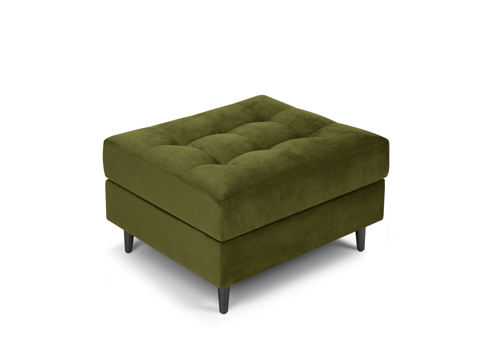 Aspen — Pouf Green (Salvador 8) must kroomitud metall