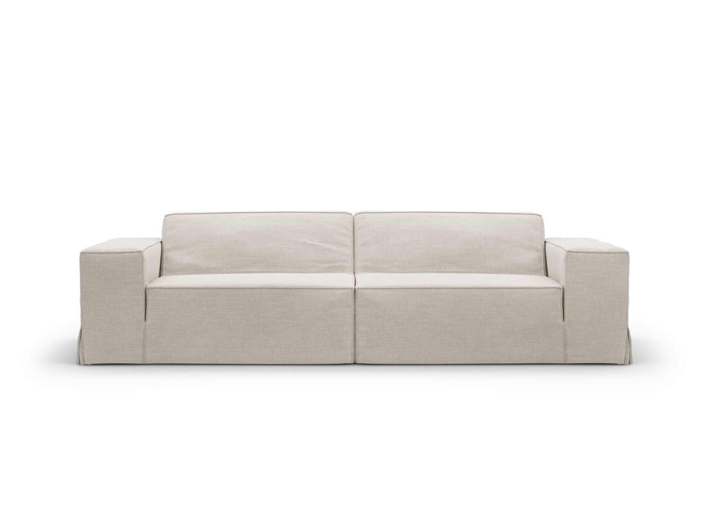 Jodie — Sofa Natural (LINS 04) Black Plastic