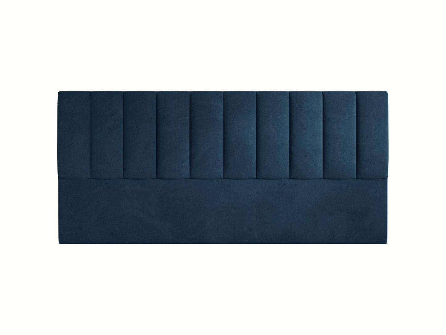 Marl — Headboard Navy Blue (Magic Velvet 2211) Black Plastic