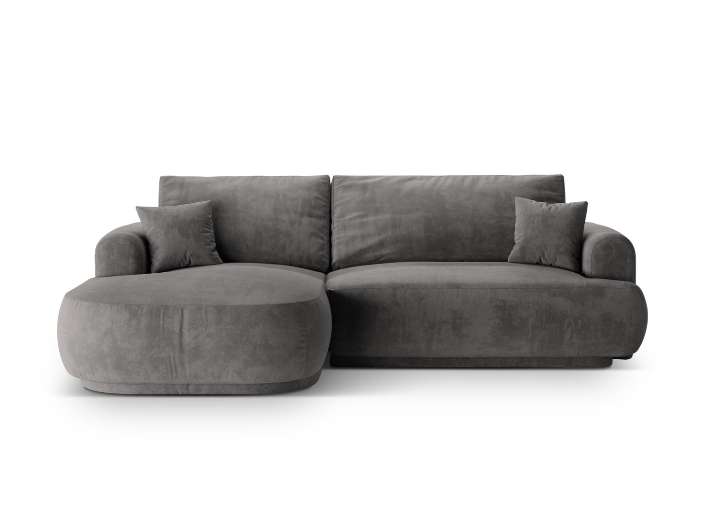 Ella — Corner Sofa (271x174x88 cm) Grey (Vogue 15) Left
