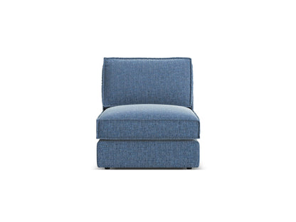 Pola — Modular Sofa Dark Blue (BABEL BLUE) Black Plastic