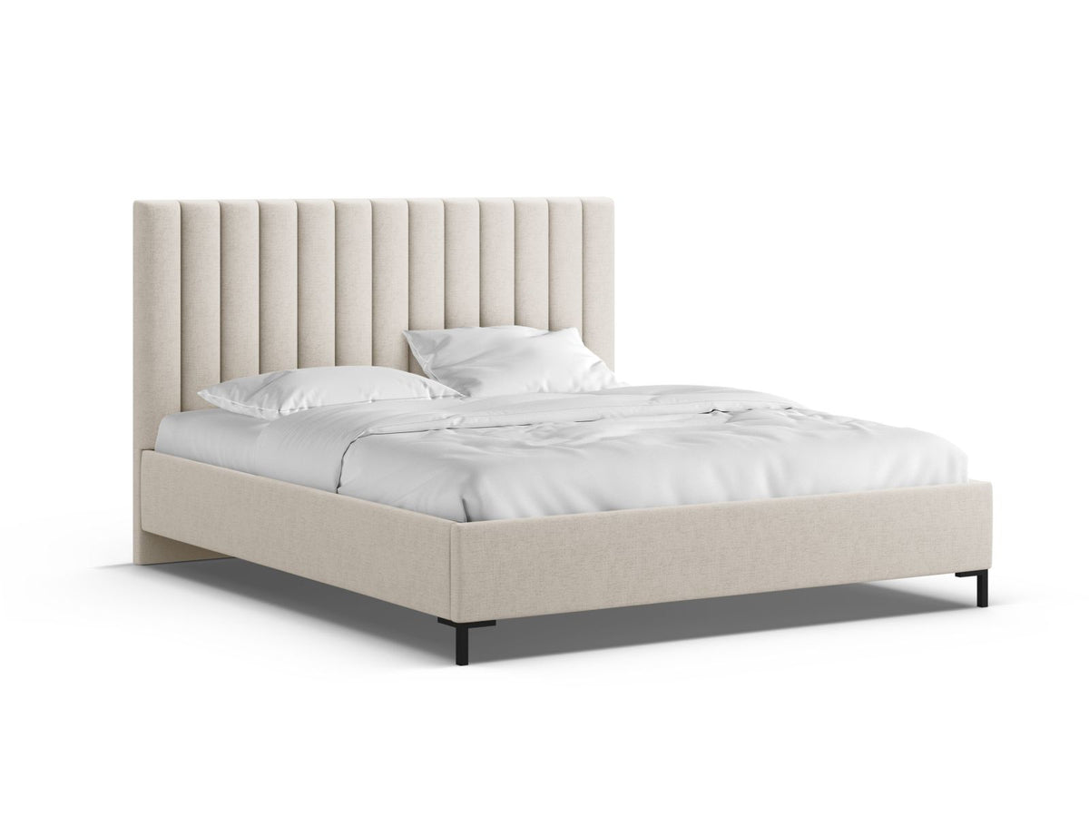 Allison — Bed Light Beige (Moly 02) Black Metal