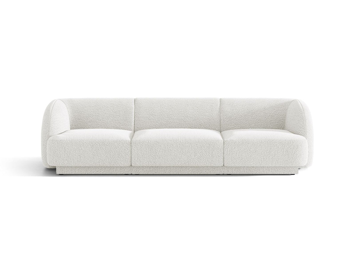 Miley — Sofa White (Baloo 2073) Black Plastic