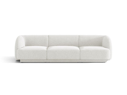 Miley — Sofa White (Baloo 2073) Black Plastic