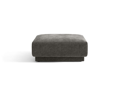 Miley — Pouf Grey (Haga 16) Black Plastic