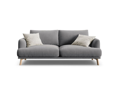 Naomi — Sofa Grey (Salvador 17) Wood