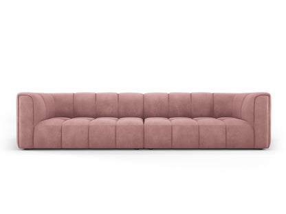 Moritz — Sofa Pink (Rebel 7) Black Plastic