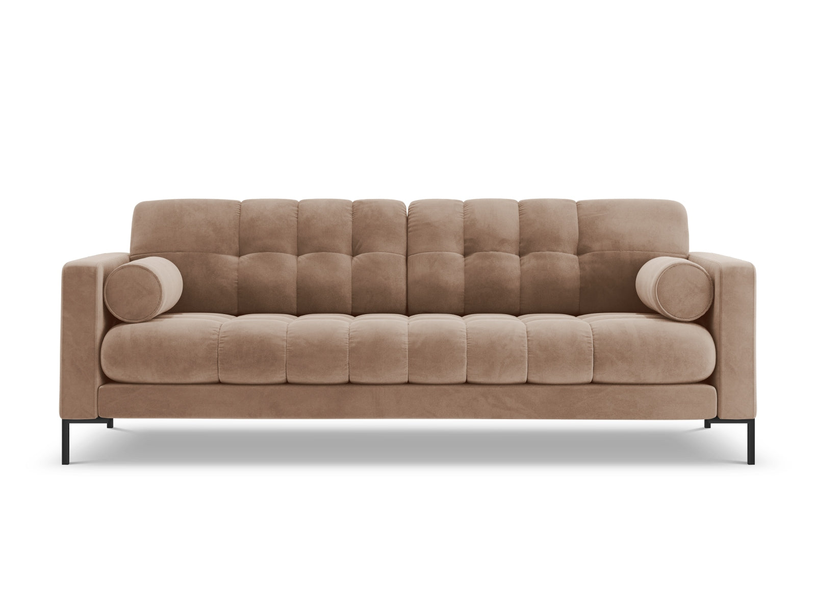 Bali — Diivan Beige (Bluvel 28) Must metall