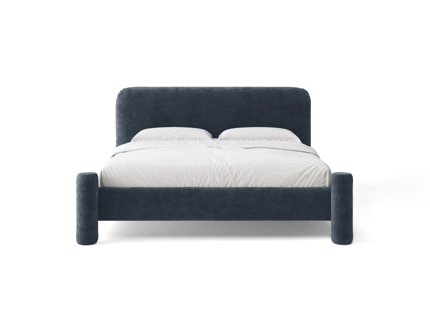 Vera — Bed (184x223x100 cm) Dark Blue (Perfect Harmony 77)