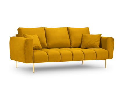 Hastings — Sofa Yellow (Fancy 48) Gold Metal