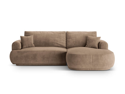 Ella — Corner Sofa (271x174x88 cm) Dark Beige (Vogue 3) Right