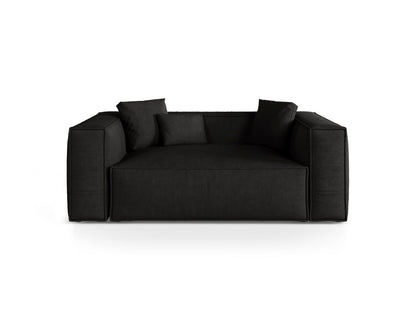 Aveiro — Sofa Black (Liberty 22) Black Plastic