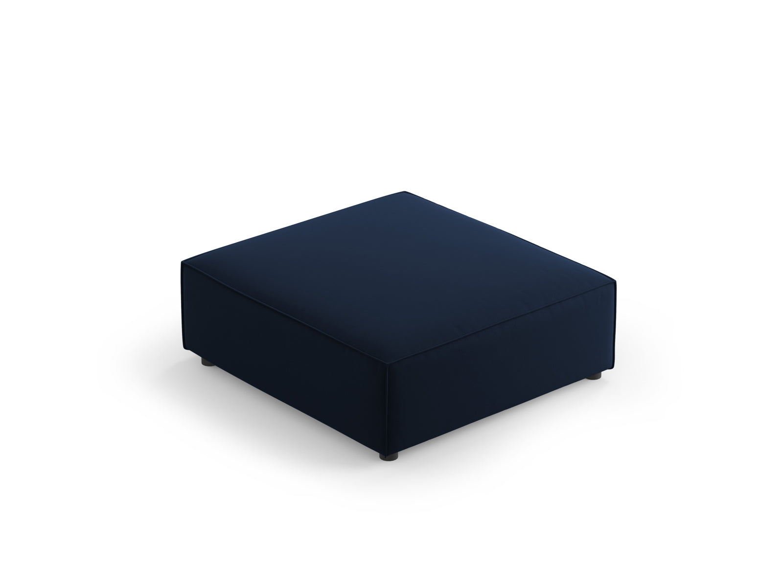 Arendal — Pouf Royal Blue (Casino Deep Blue) Must plastik