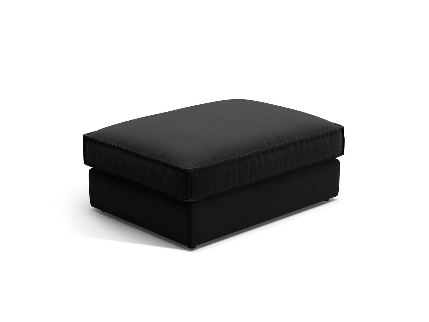 Pola — Pouf Black (Salvador 19) Black Plastic