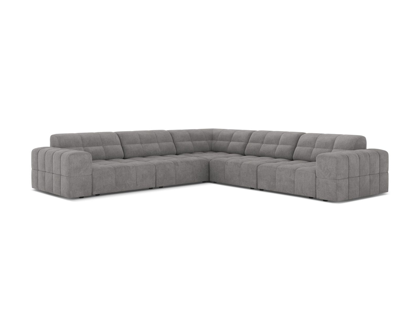 Jennifer — Corner Sofa (285x285x78 cm) Light Grey (Eden 18 Grey)