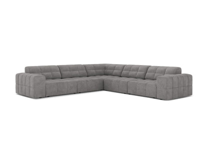 Jennifer — Corner Sofa (285x285x78 cm) Light Grey (Eden 18 Grey)