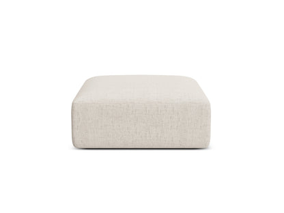 Campi — Pouf Light Beige (Moly 02) Black Plastic