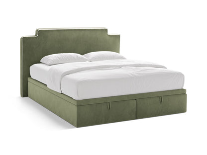 Princess — Bed (160x211x122 cm) Ivory && Green (Magic Velvet 2256 && Magic Velvet 2243)