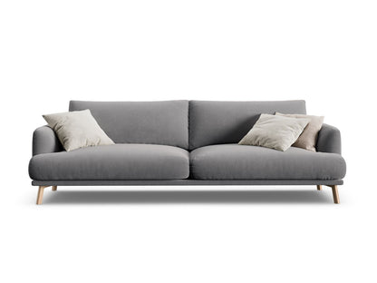 Naomi — Sofa Grey (Salvador 17) Wood