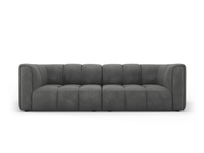 Moritz — Sofa Dark Grey (Rebel 3) Black Plastic