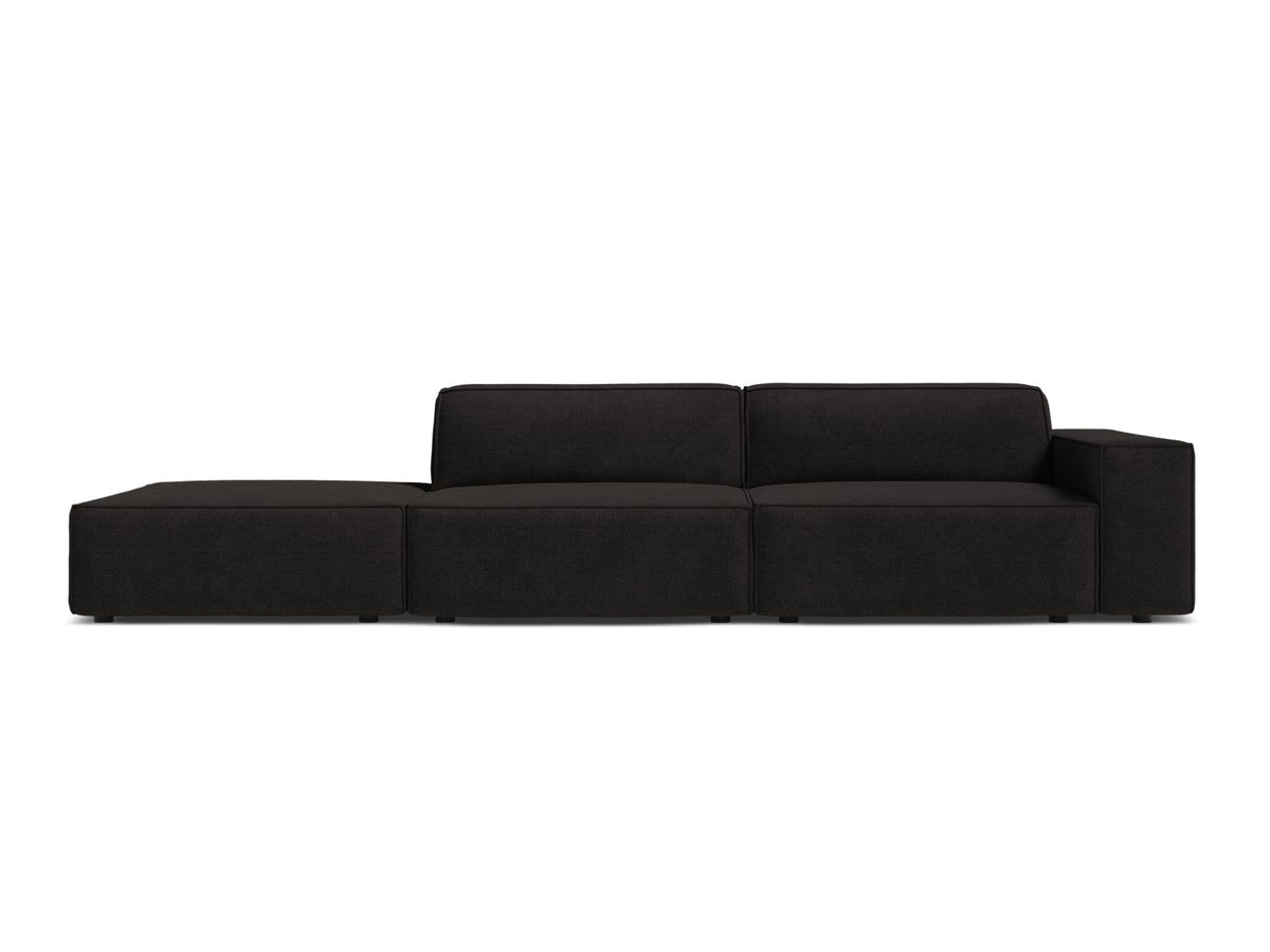 Jodie — Sofa Black (Liberty 22) Black Plastic Left