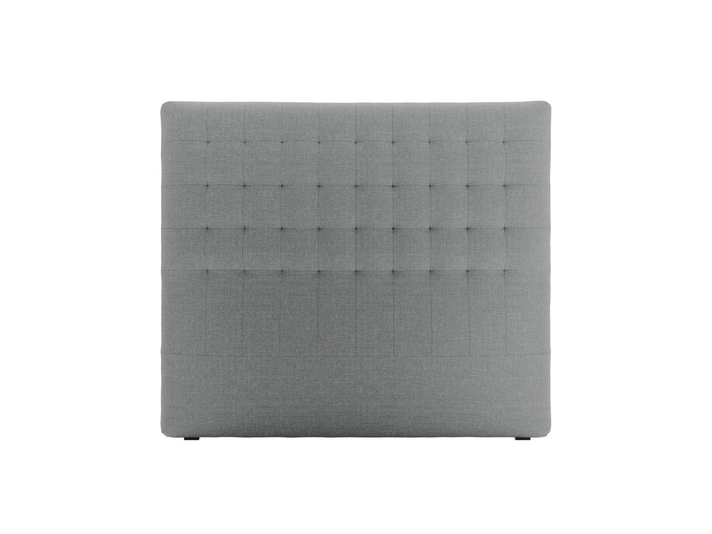 Nova — Headboard Grey (Liberty 20) Black Plastic