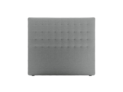 Nova — Headboard Grey (Liberty 20) Black Plastic