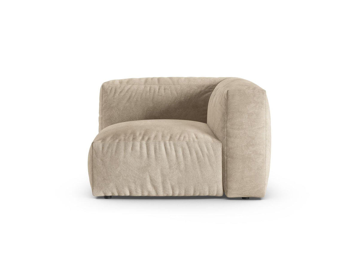 Martina — Modular Sofa Light Beige (Vogue 1) Black Plastic Unknown