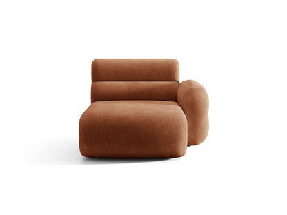 Neo — Chaise Longue (110x165x83 cm) Terracotta (Golden 56) Right